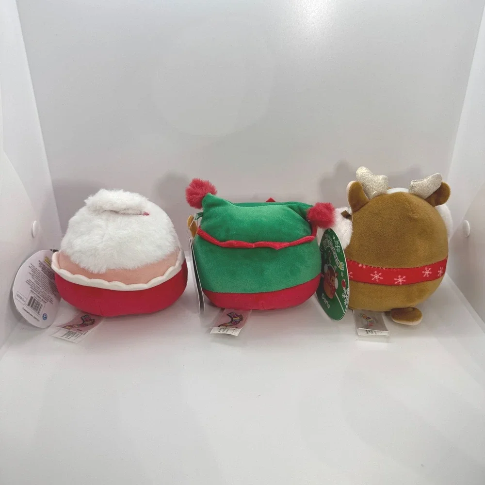 Squishmallows Christmas Holiday Set‎ Nicolette Emmy Darla 5 Inch Plush NWT